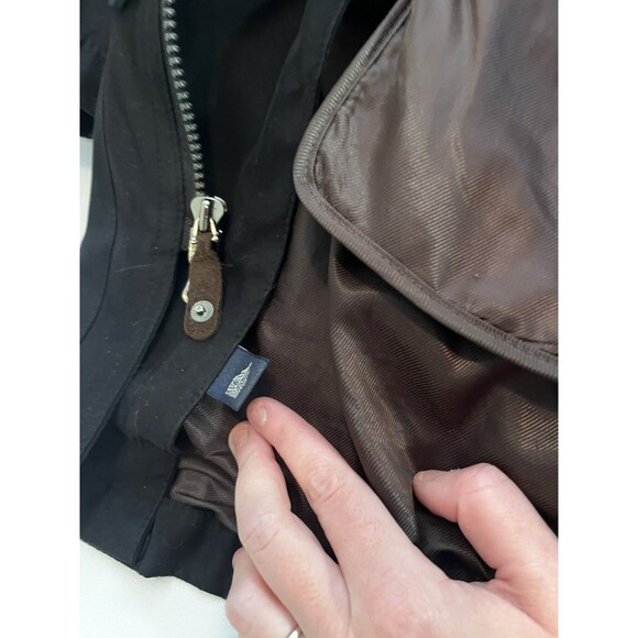 London Fog Men’s Black Zip Coat XL Reg w/ Removable Liner & Nubuck Collar - Picture 6 of 16